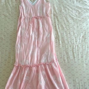 Joe Fresh Pink Stripe Maxi Dress